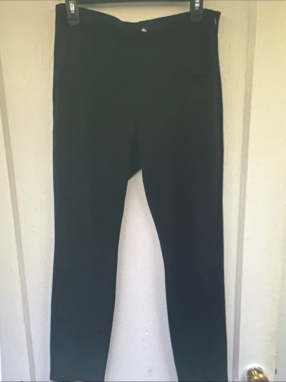 Athleta Black High-Rise Straight-Leg Pants